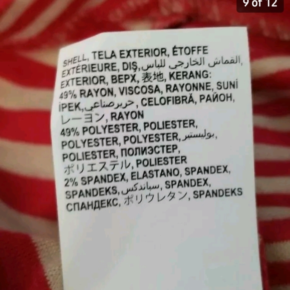 NWT Womens Bebe Sexy Red Assyemetrical Striped Pattern Stretch Dress Size Small - Picture 11 of 12